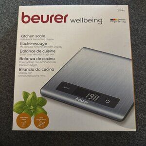 Beurer wellbeing kitchen scale. German engineering. New in box.